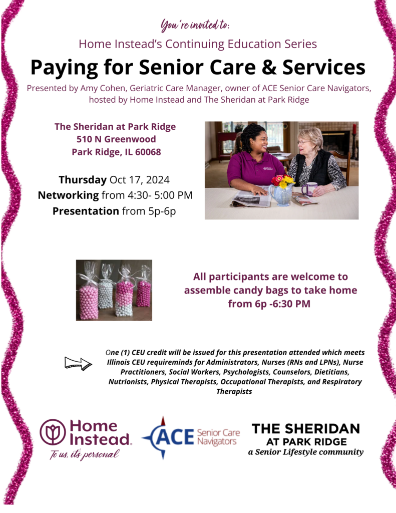 paying for senior care